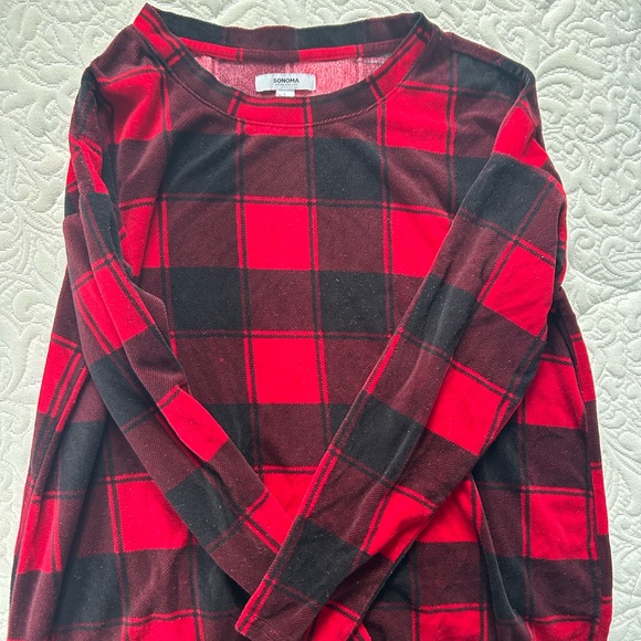 RED AND BLACK PLAID PAJAMA SET - Picture 5 of 5